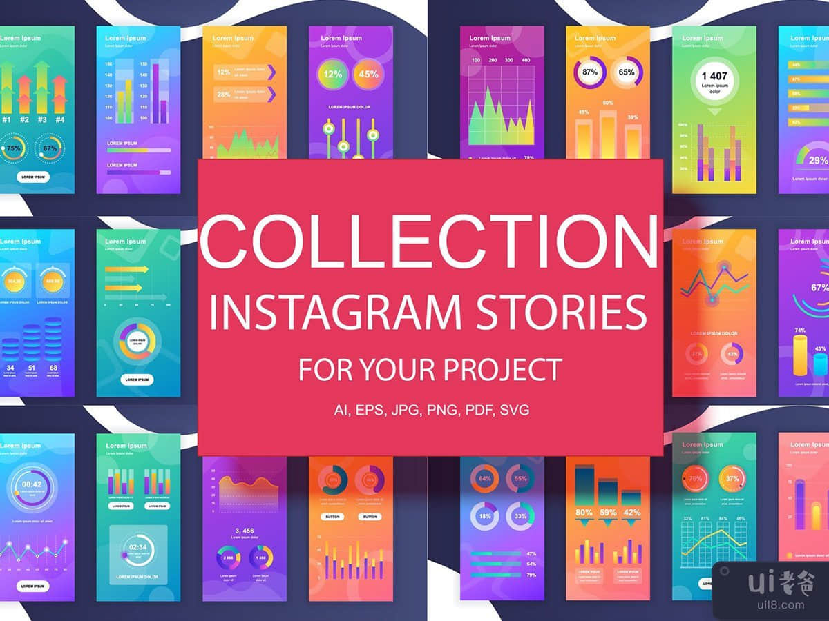 Social Media Instagram Stories Infographics Design
