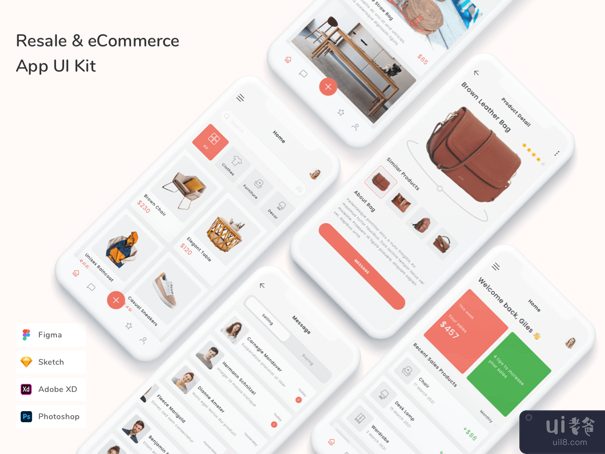 Resale & eCommerce App UI Kit