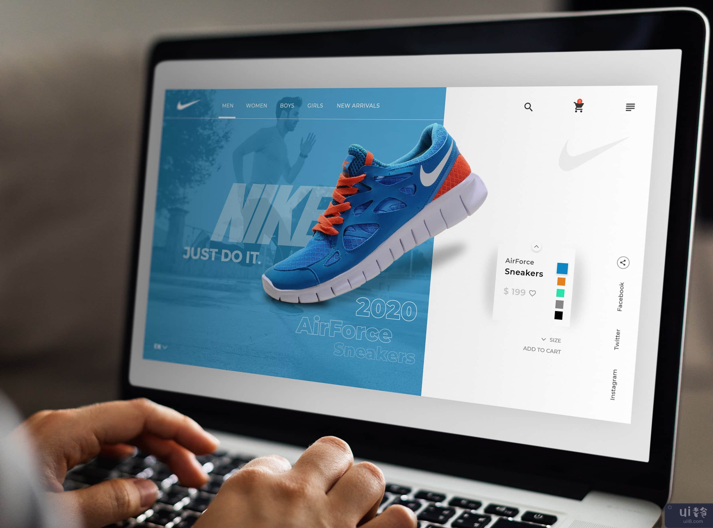 耐克桌面应用程序重新设计(Nike Desktop App Redesign)插图