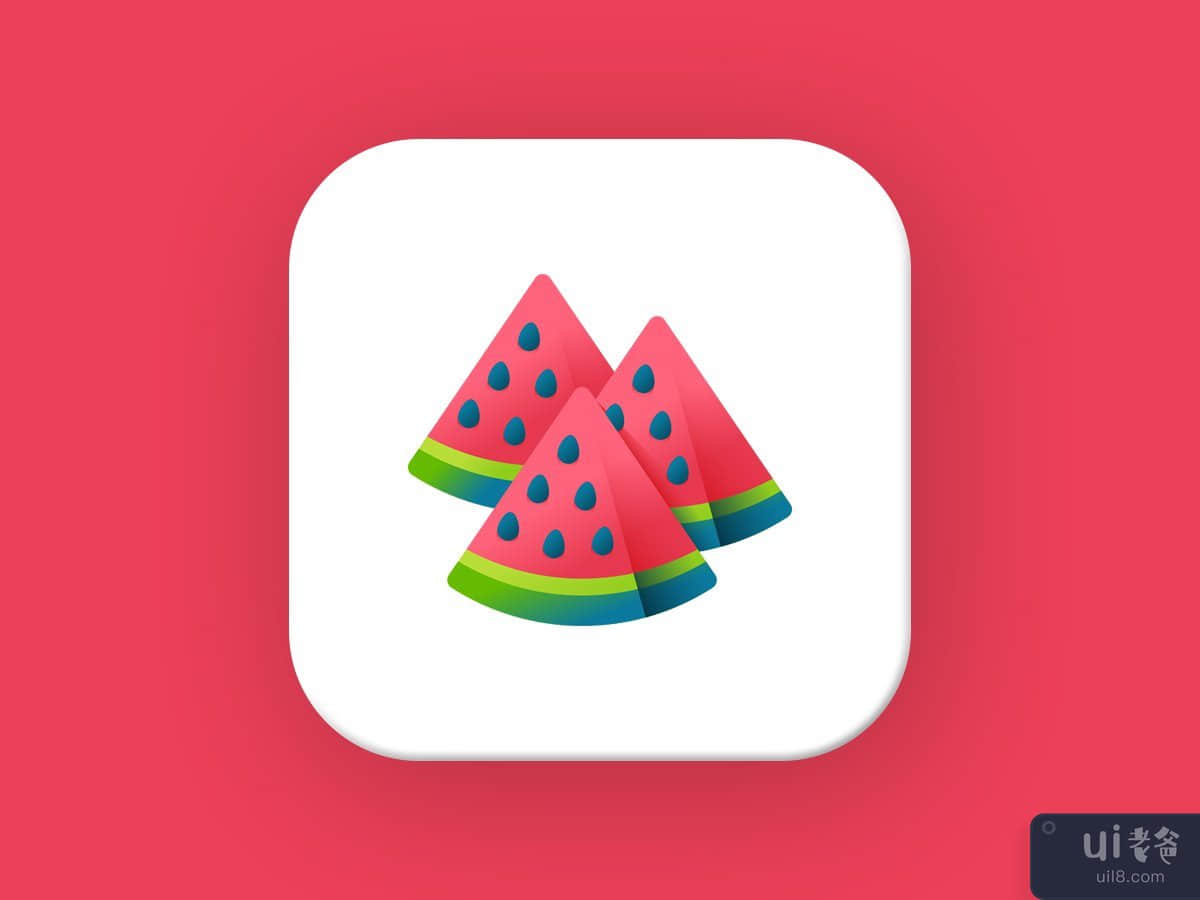 西瓜标志(Watermelon Logo)插图2