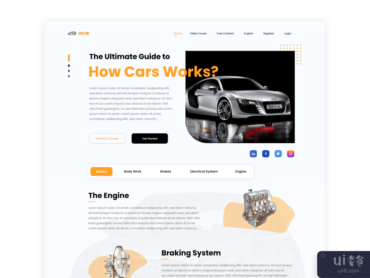 汽车如何工作 Web UI 工具包 - 第 2 部分(How Cars Works Web UI Kit - Part 02)插图1