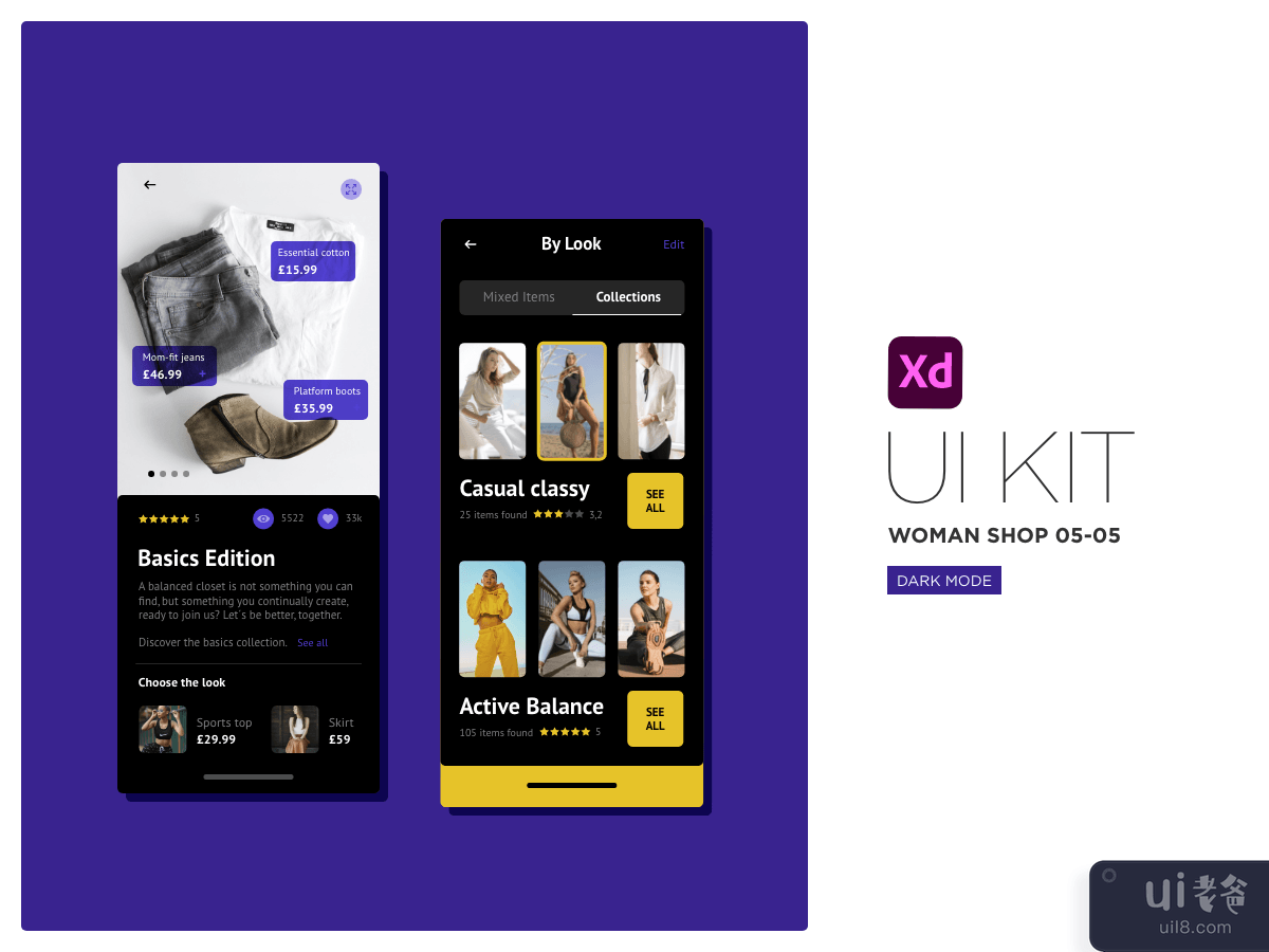 Shop Woman UI Kit
