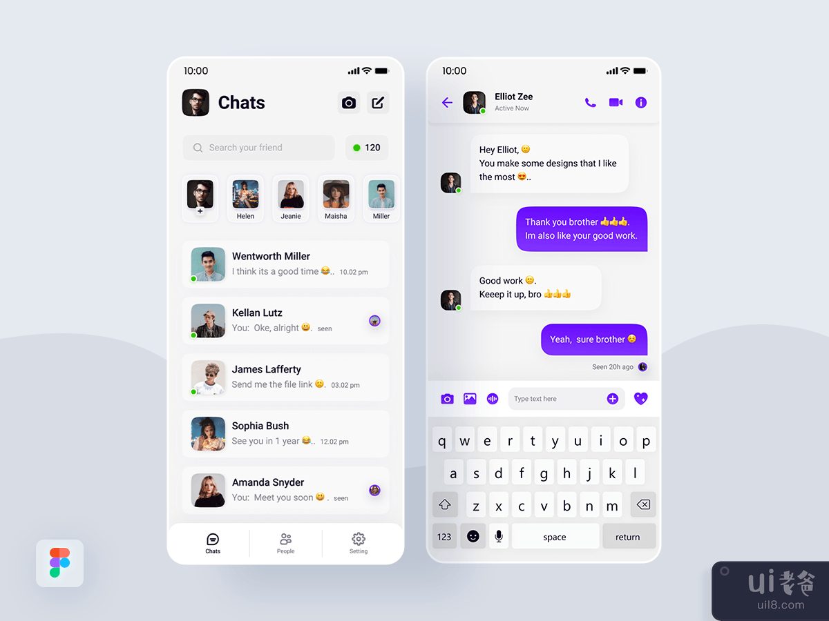 Messenger Chat App ( Redesign )