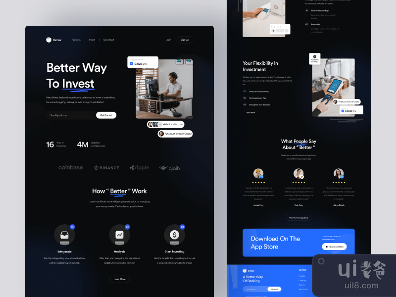 Better - Investment Landing Page