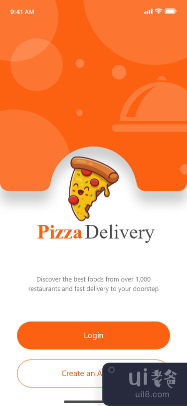 披萨外卖应用程序设计(Pizza Delivery App Design)插图3