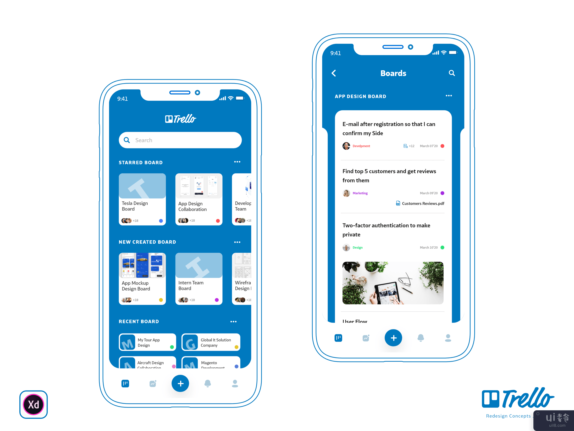 Trello 可以组织任何事情！ - 重新设计概念。(Trello organize anything! - Redesign concepts.)插图1