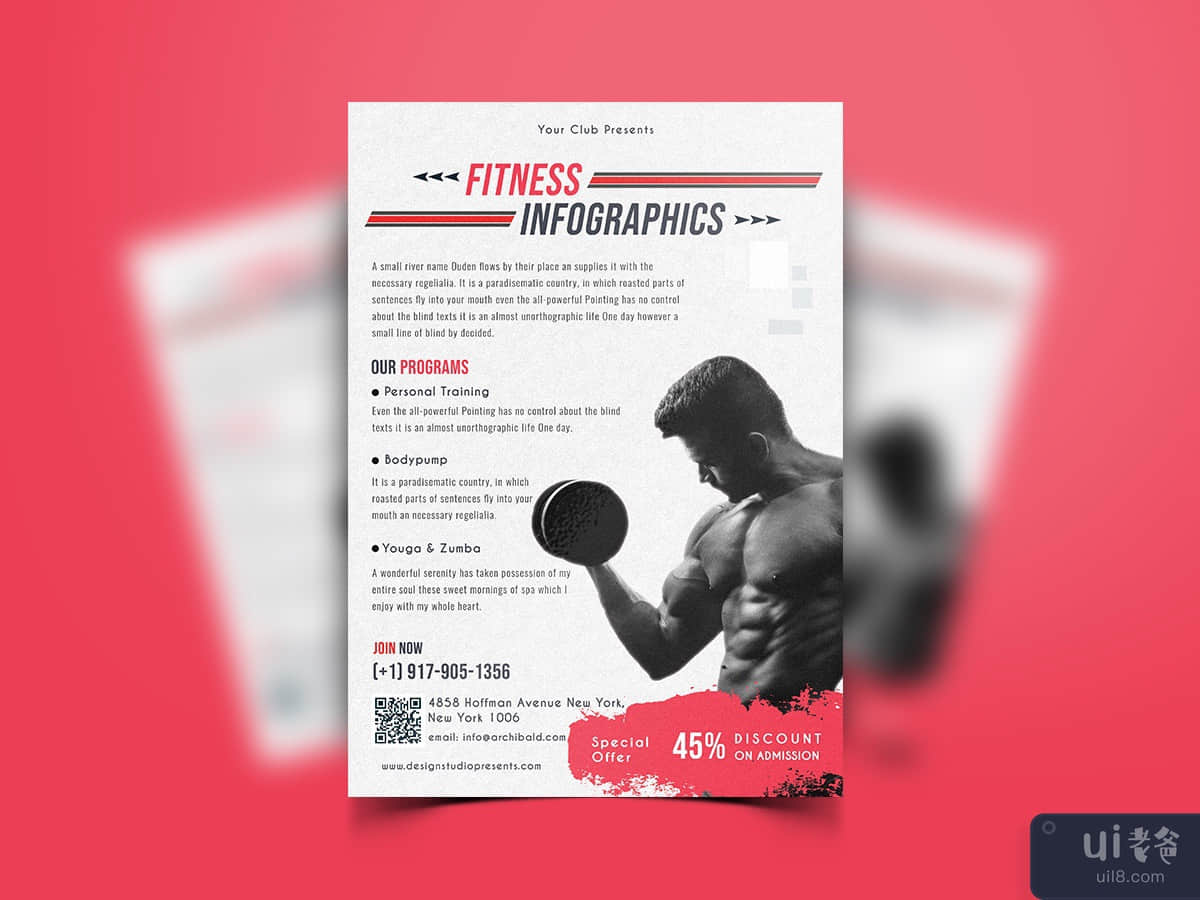 Gym & Fitness Flyer Template-06