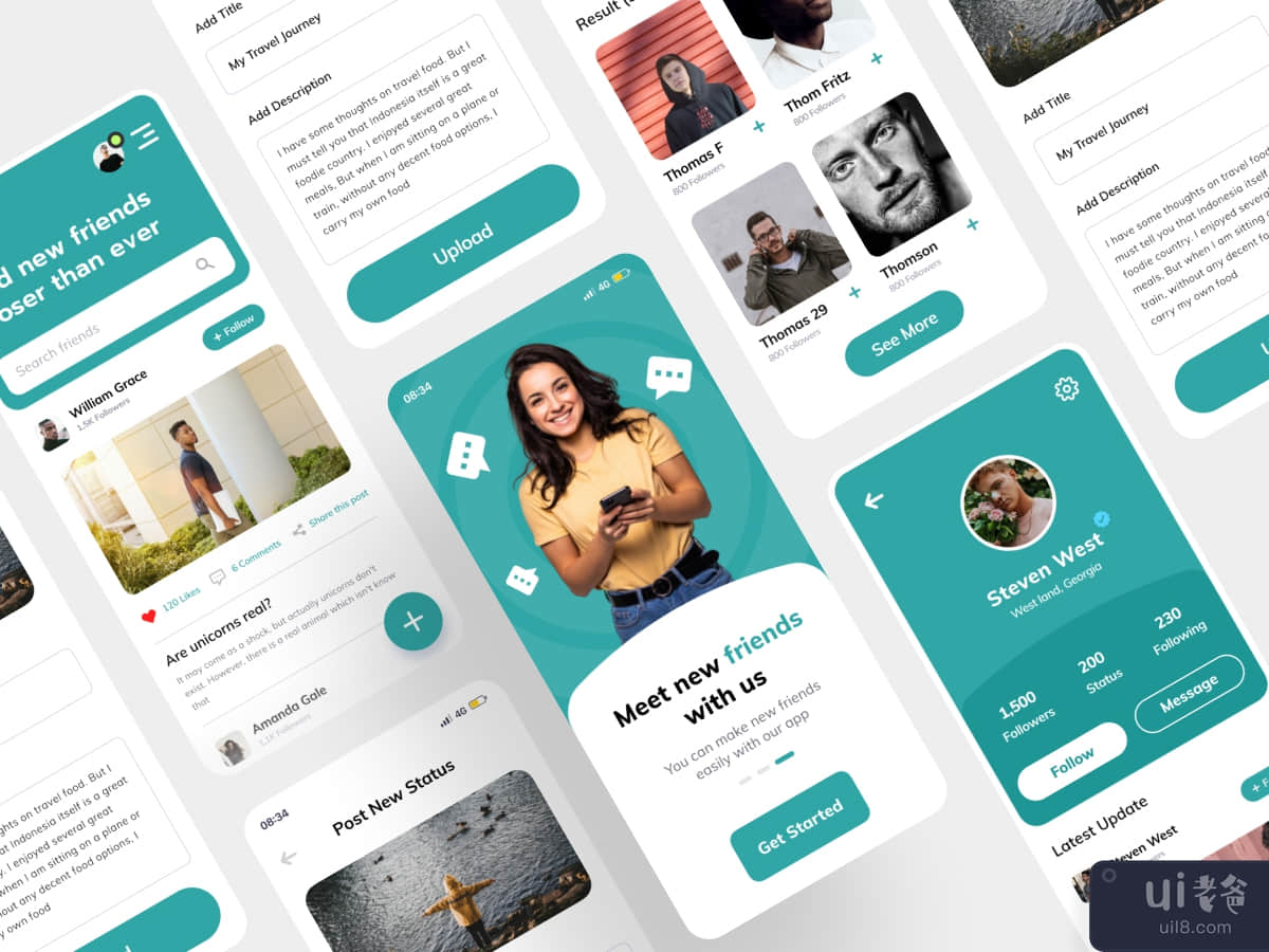 Social Media App UI Kit