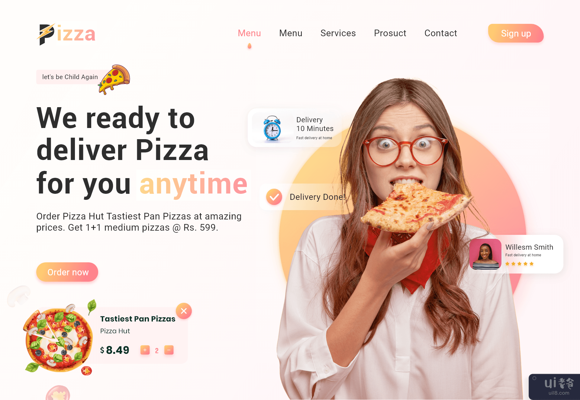 披萨外卖应用挑战(Pizza Delivery App Challenge)插图