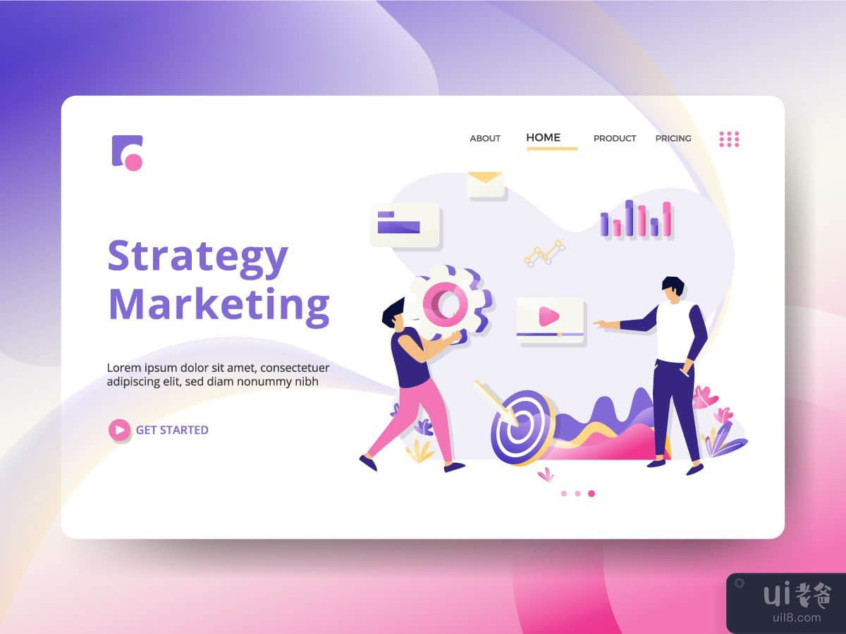 Strategy Marketing landing page