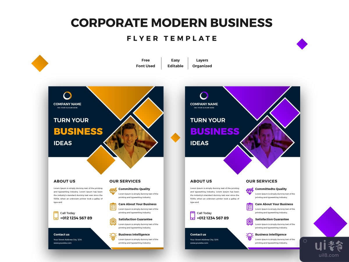 Corporate Modern Business Flyer Template