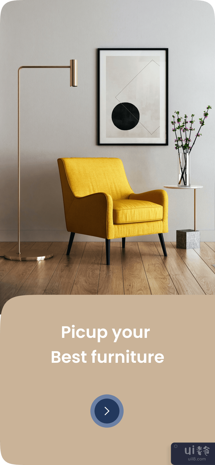 家具店移动应用(Furniture Shop Mobile Apps)插图