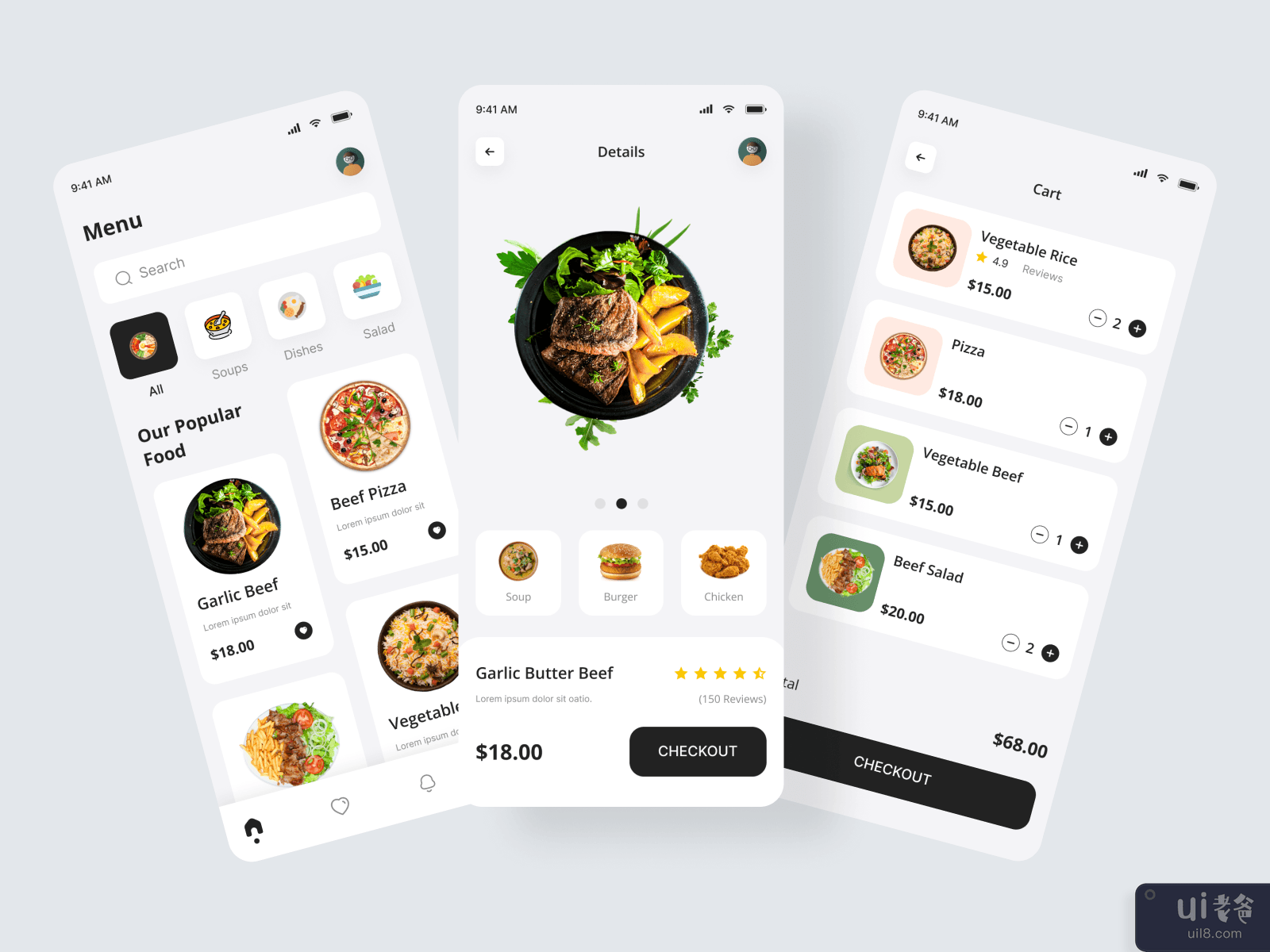 送餐 - 移动应用程序(Food Delivery - Mobile App)插图