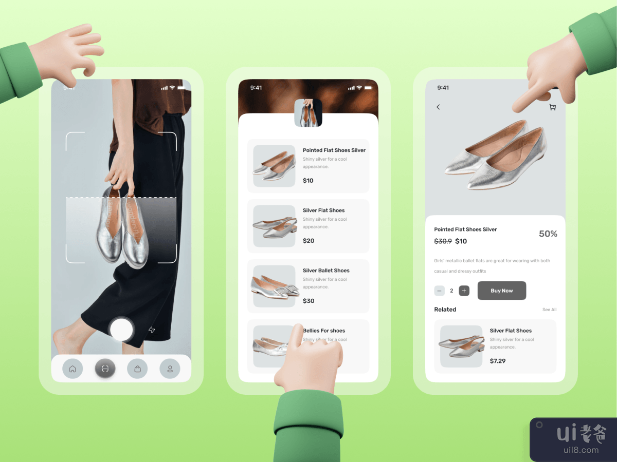 Scan Shopping App For Figma