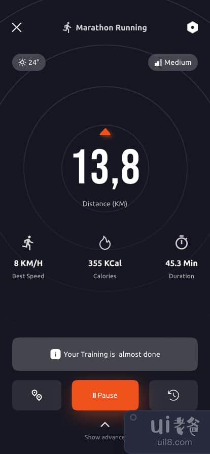 健身移动应用(Fitness Mobile App)插图