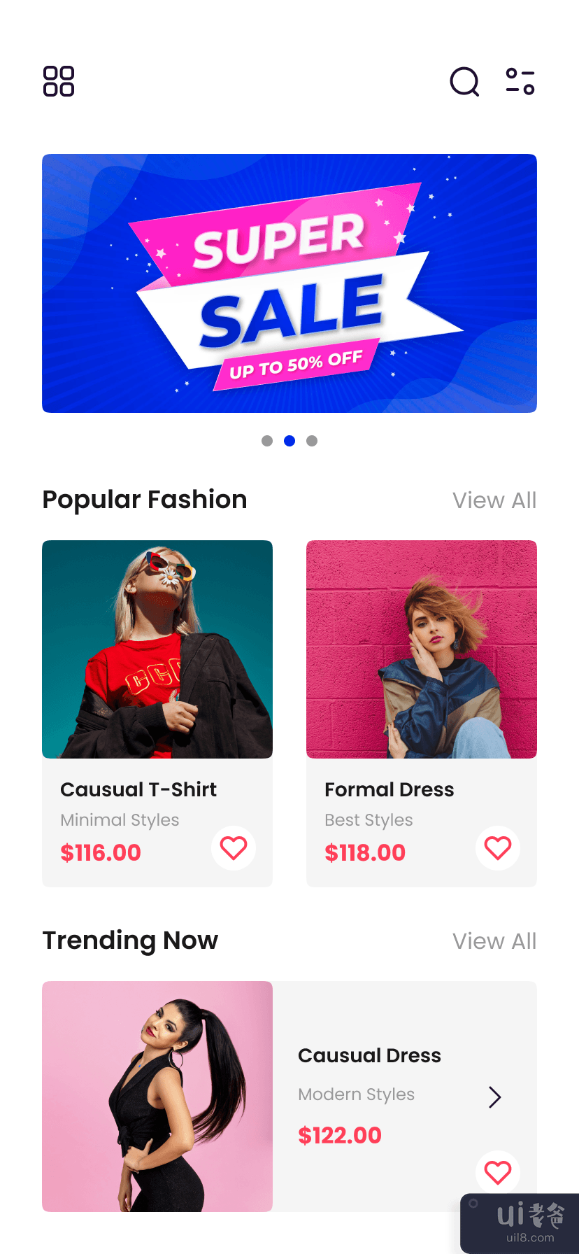 时尚商店移动应用程序(Fashion Store Mobile App)插图1
