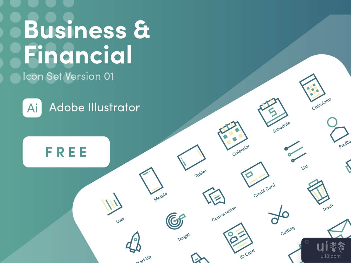 Business & Financial Icon Free