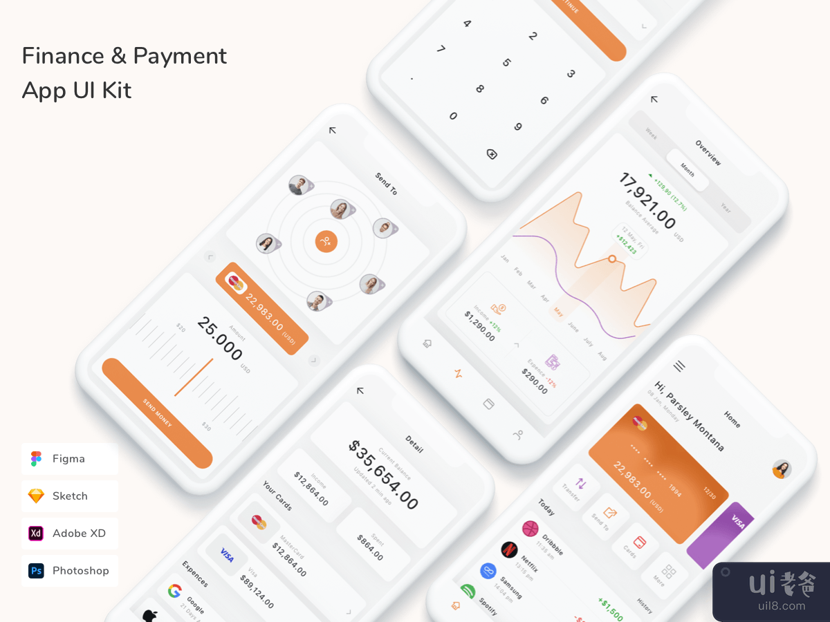 Finance & Payment App UI Kit