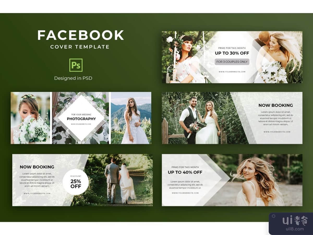 Facebook Cover Template Wedding Planner