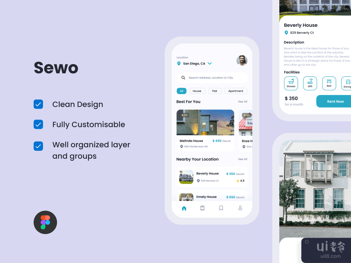 Home Rent App - Sewo