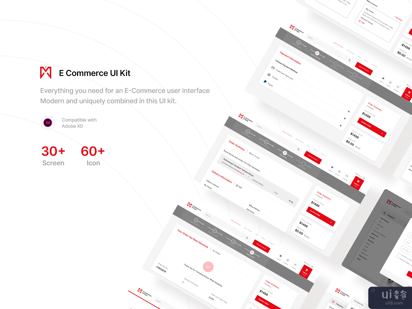 Mtropia 电子商务 UI 套件(Mtropia E-Commerce UI Kit)插图2