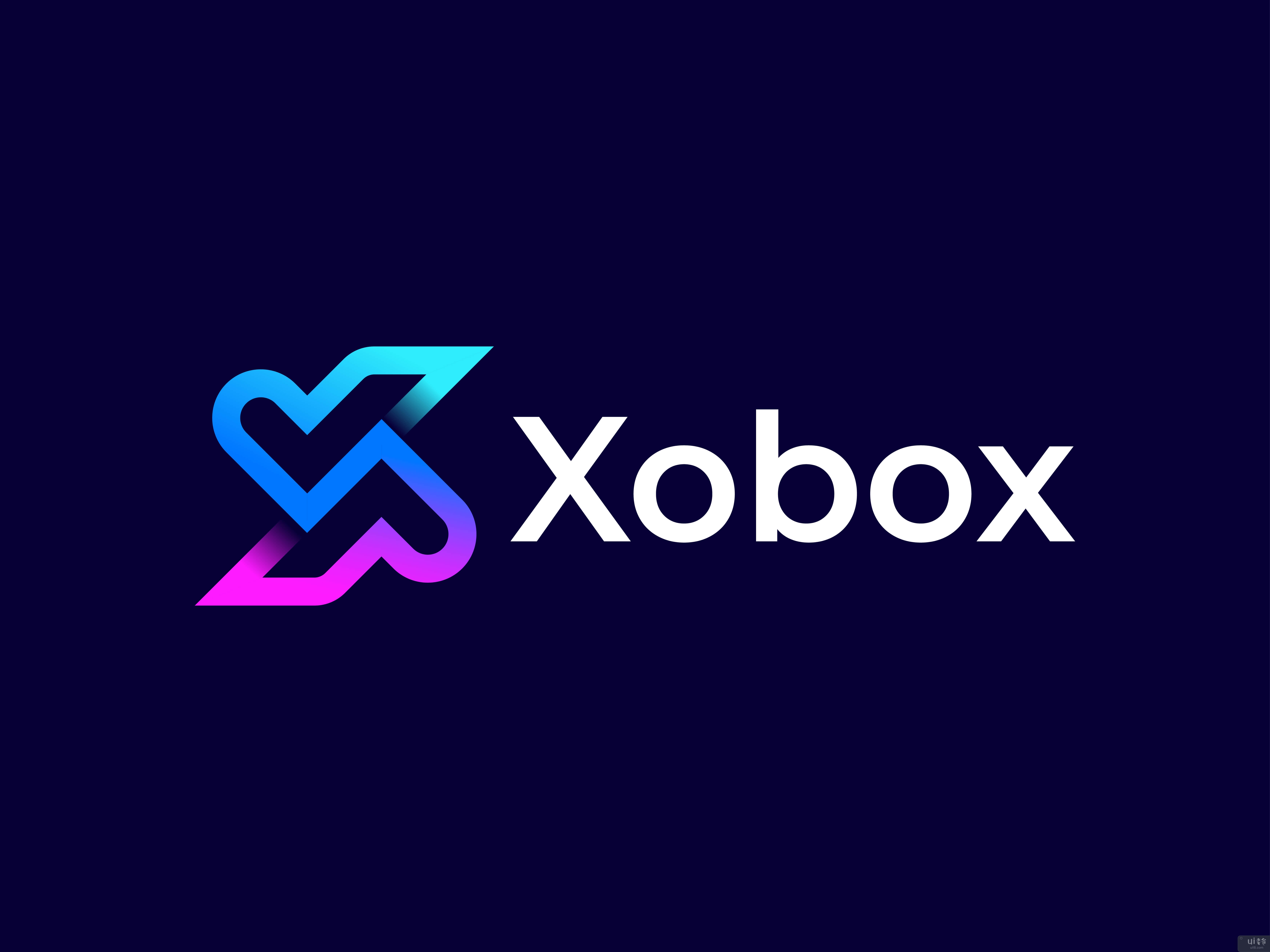 X 现代字母标志-标志设计(X Modern Letter Logo - Logo Design)插图