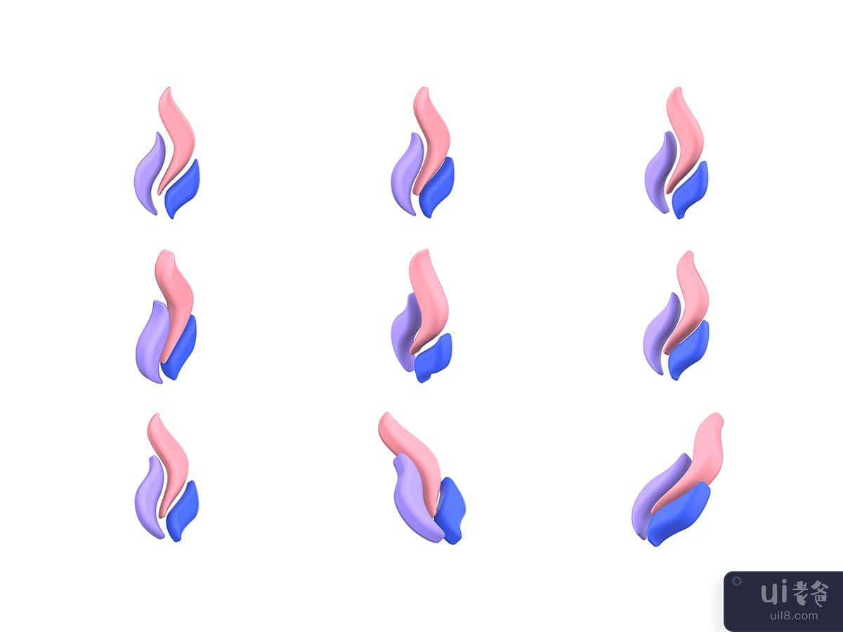 Fire 3D icon