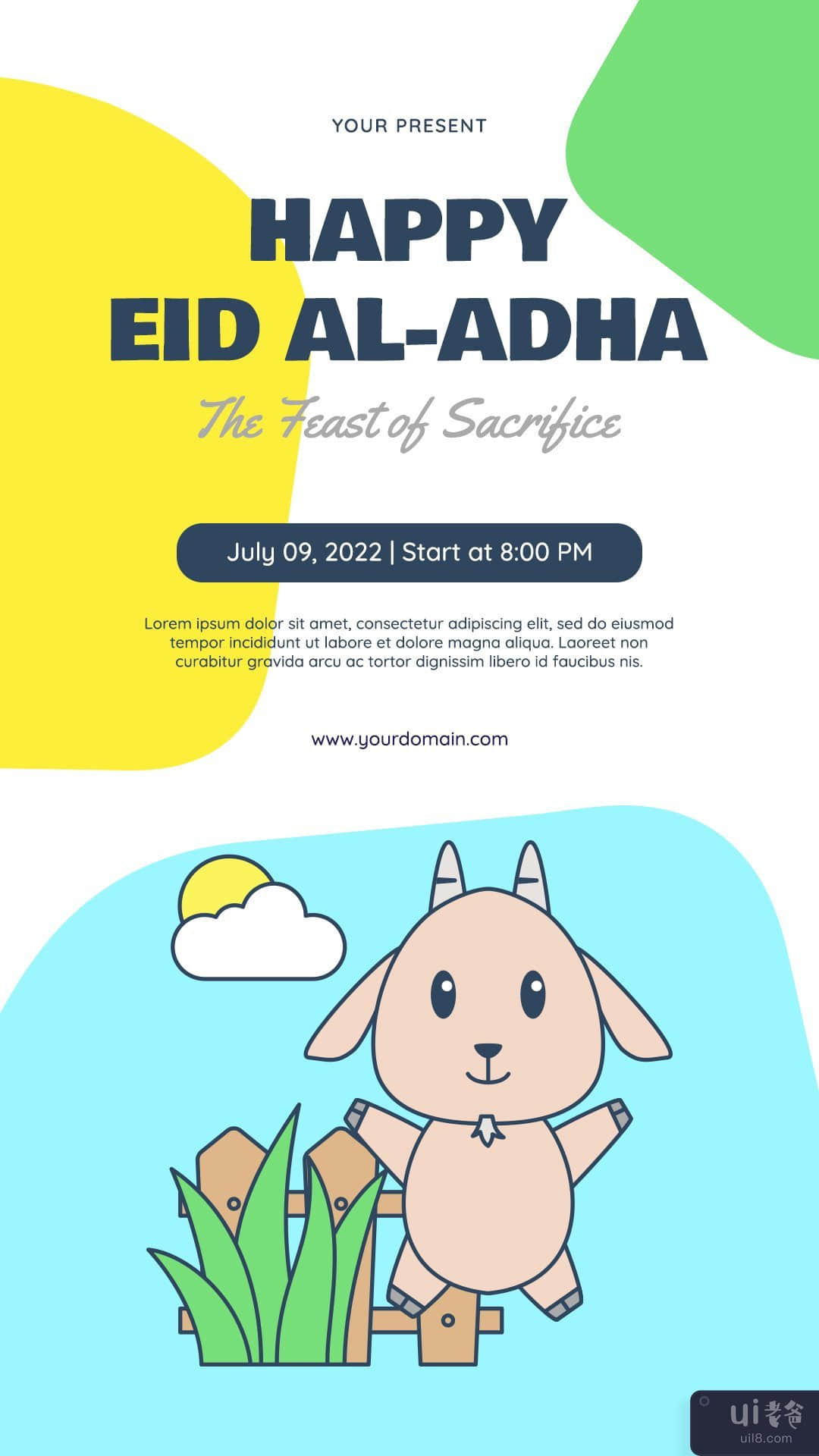 宰牲节 Instagram 故事(Eid al Adha Instagram Stories)插图9
