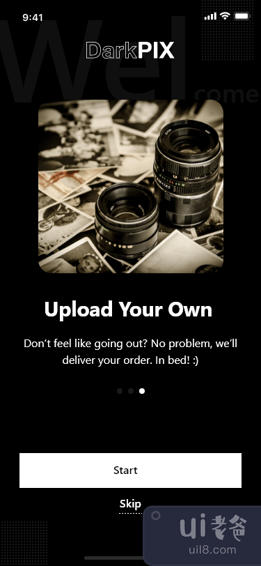 深色照片 UI 套件(Dark Photo UI Kit)插图16