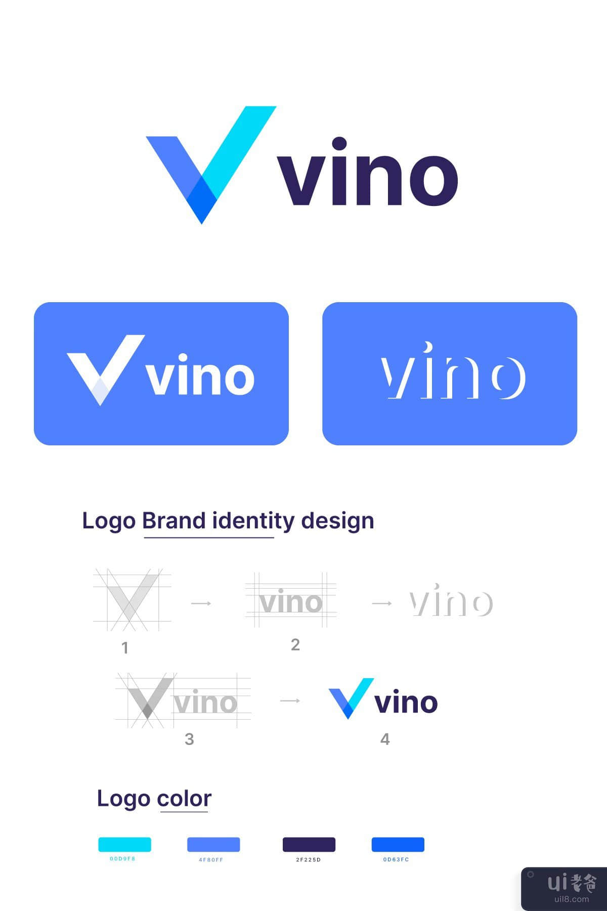 字母企业标志设计和品牌(V Letter business logo Design and Branding)插图
