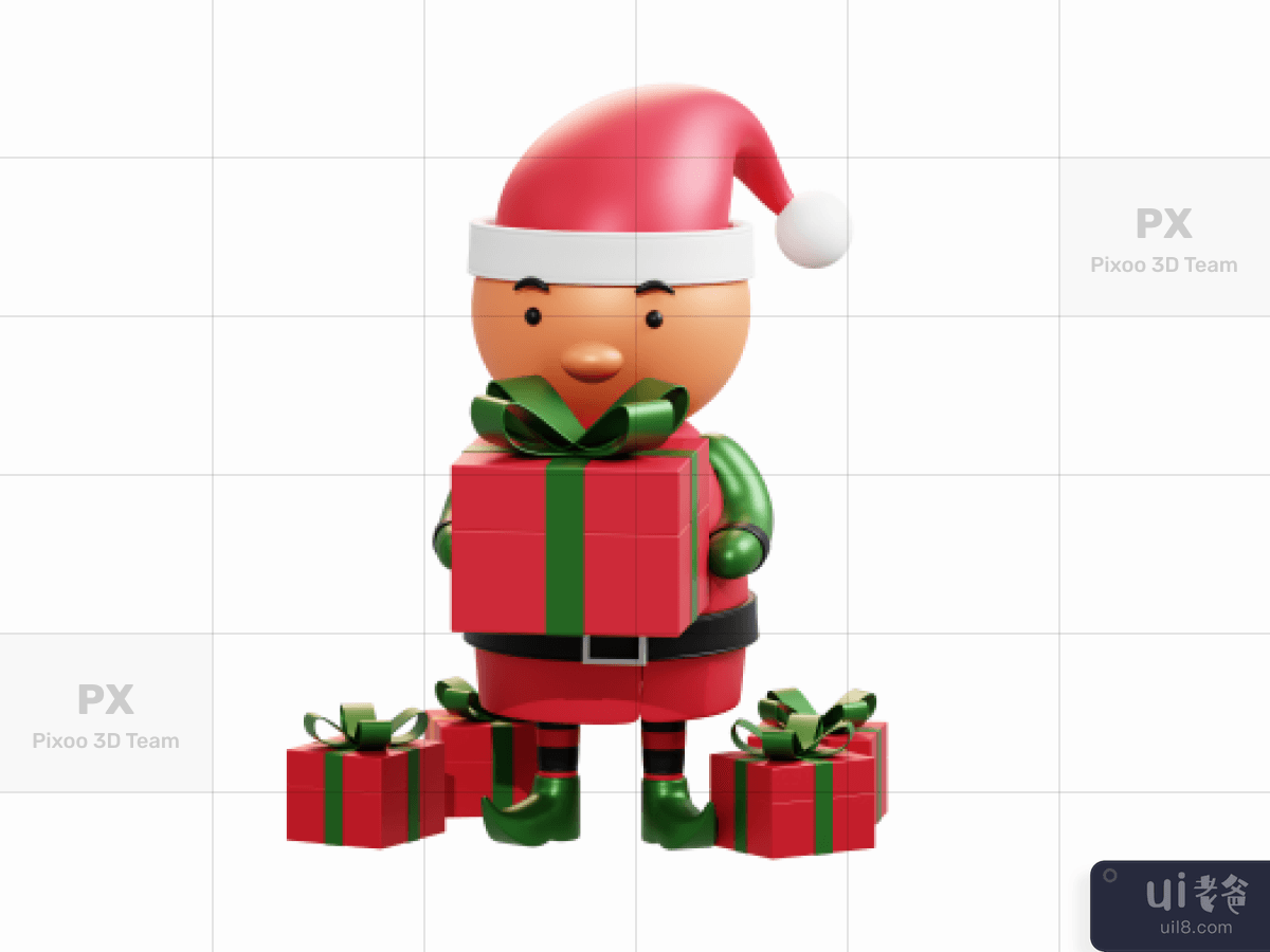 3D Christmas - Elf