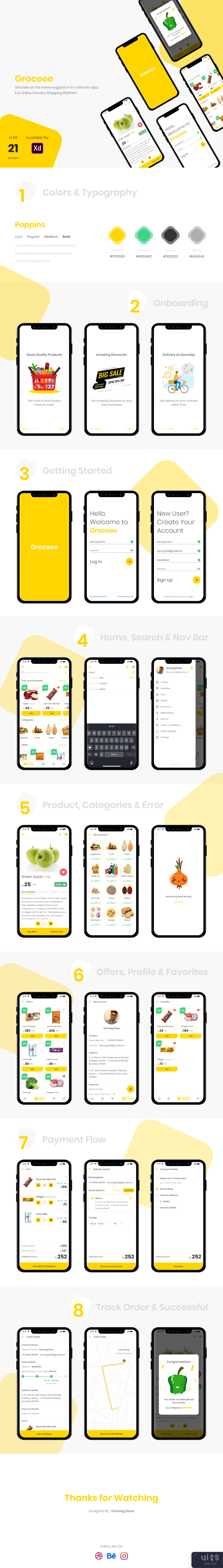 杂货购物应用挑战 - Groceee(Groceries Shopping App Challenge - Groceee)插图