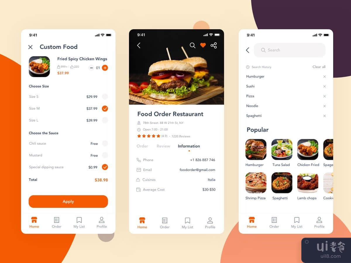 Foode - Delivery App Template Ui Kit #4