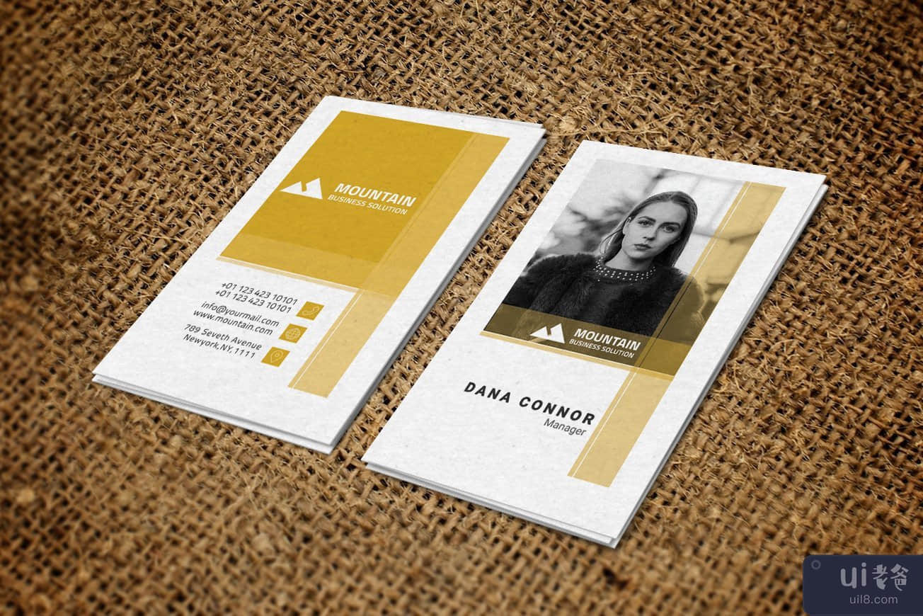 Creative Business Card Template for creative agency or person(Creative Business Card Template for creative agency or person)插图