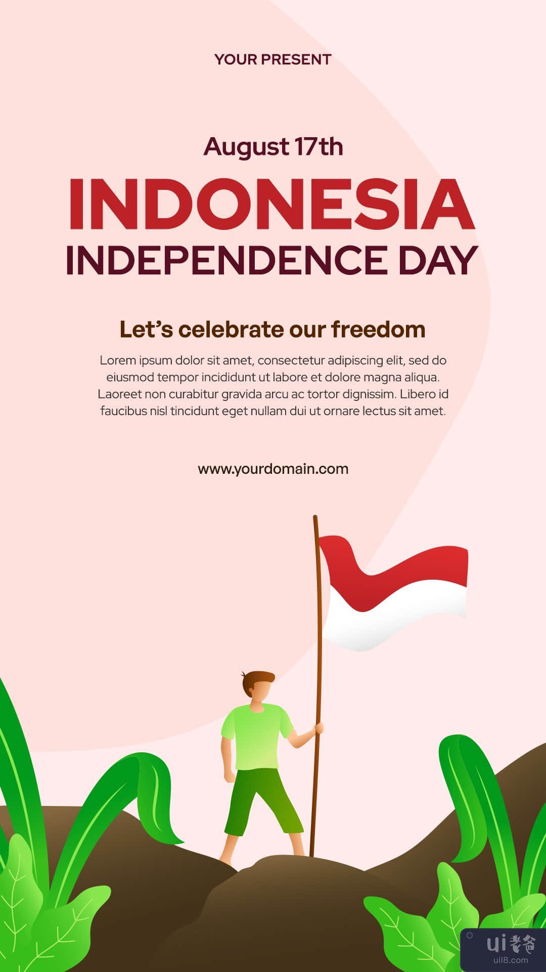 印度尼西亚独立日 Instagram 故事(Indonesian Independence Day Instagram Stories)插图9