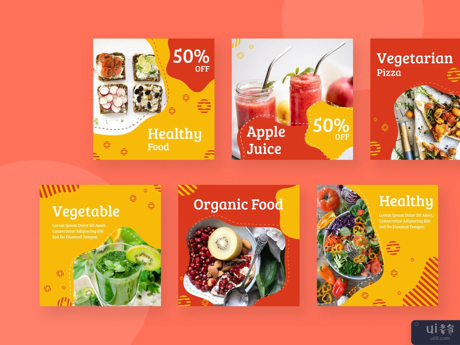 健康食品Instagram帖子(Healthy Food Instagram Post)插图