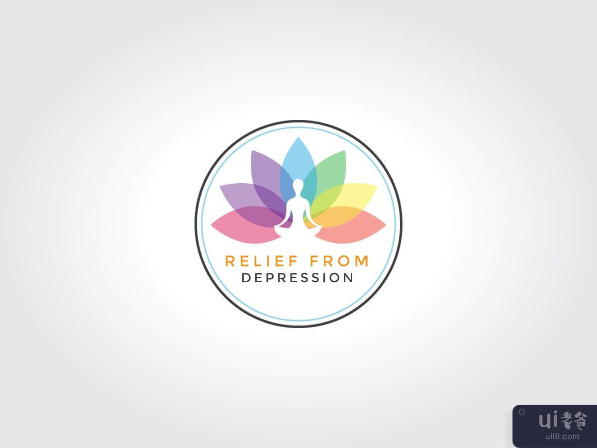 Relief from depression logo design