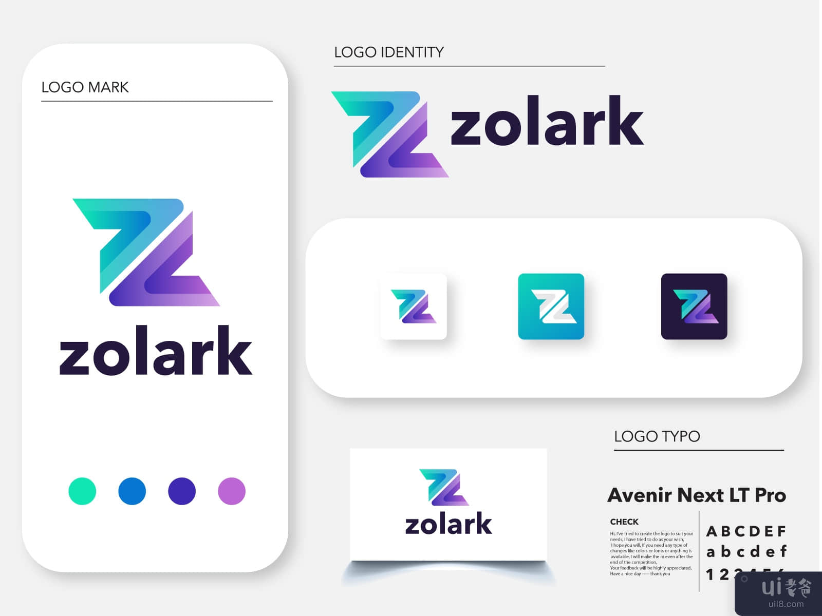 Z letter mark logo design - Z logo - Z letter logo - LOGO DESIGN TEMPLATE