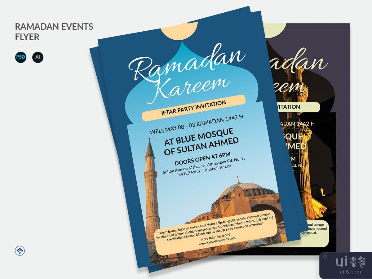 Prayer - Ramadan Events Flyer