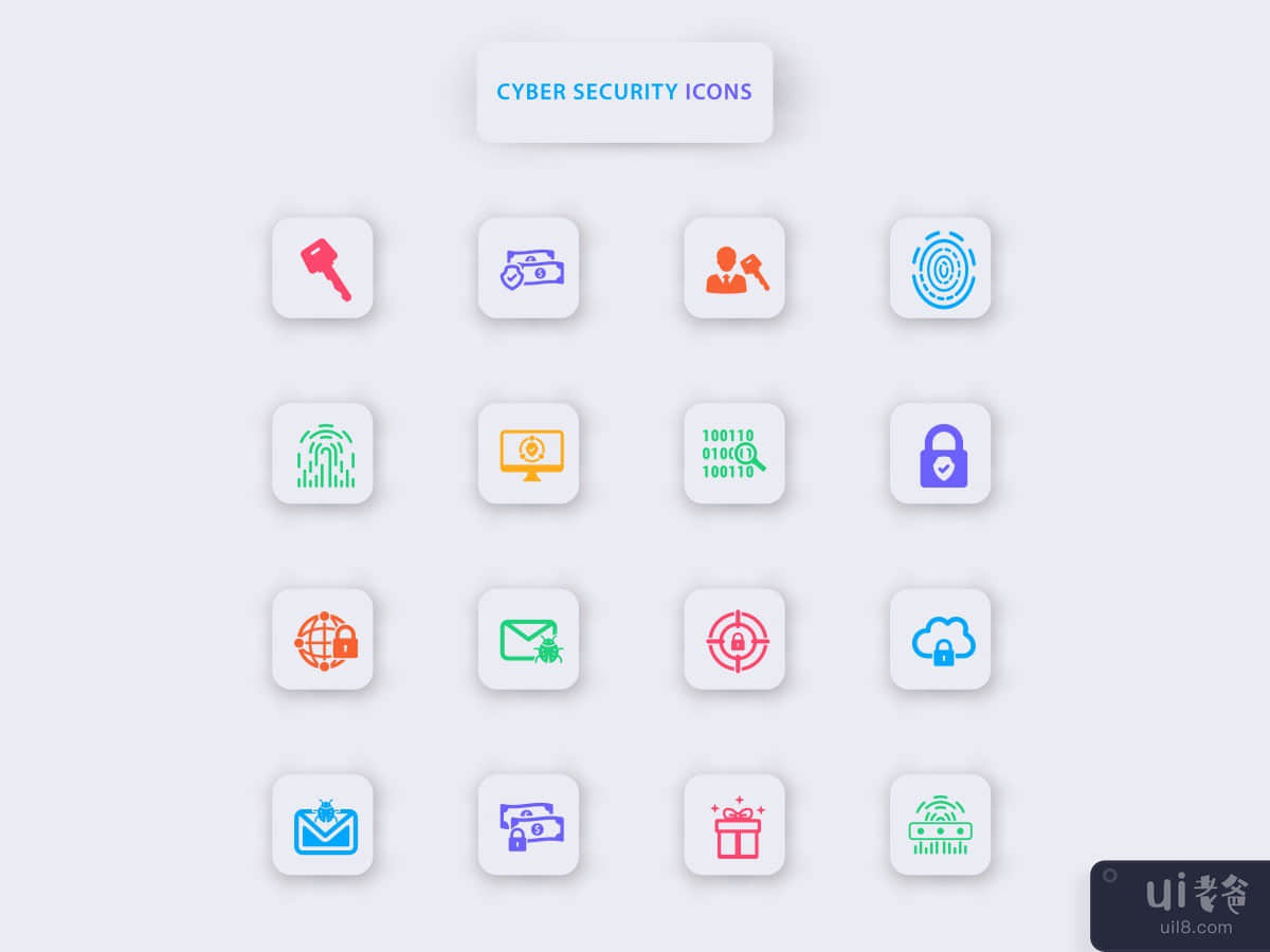 Cyber Security Colorful icons!