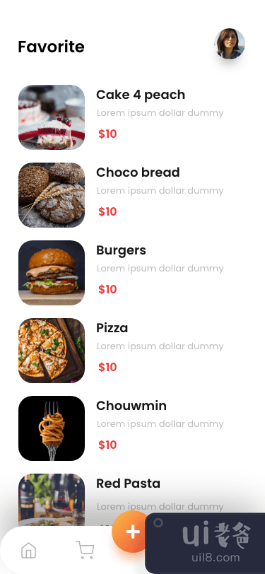 食品应用程序 UI 套件(Food App UI Kit)插图2