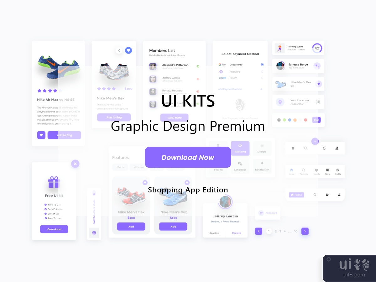 E-Commerce UI Kits Editions 