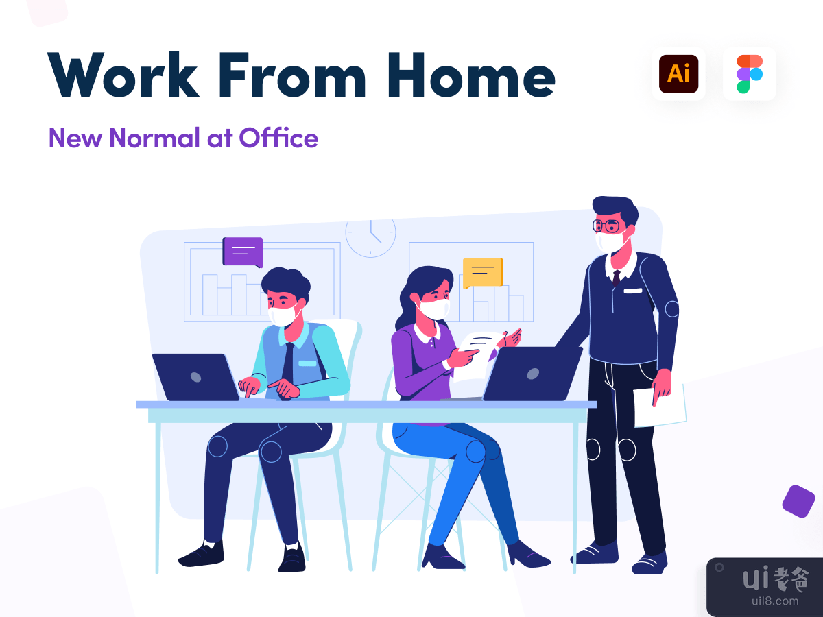 在家工作 - 办公室新常态(Work From Home - New Normal at Office)插图
