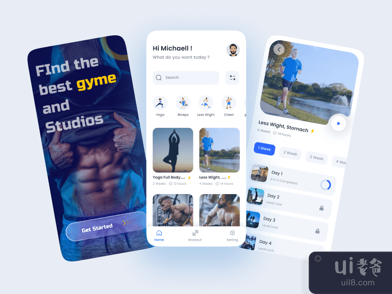 Fitness mobile app