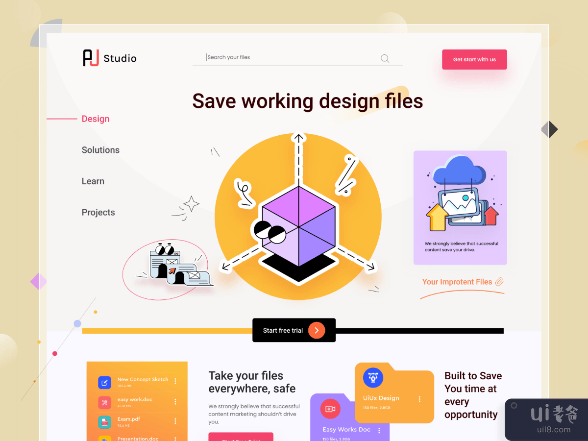 File Managment - Web design V-02