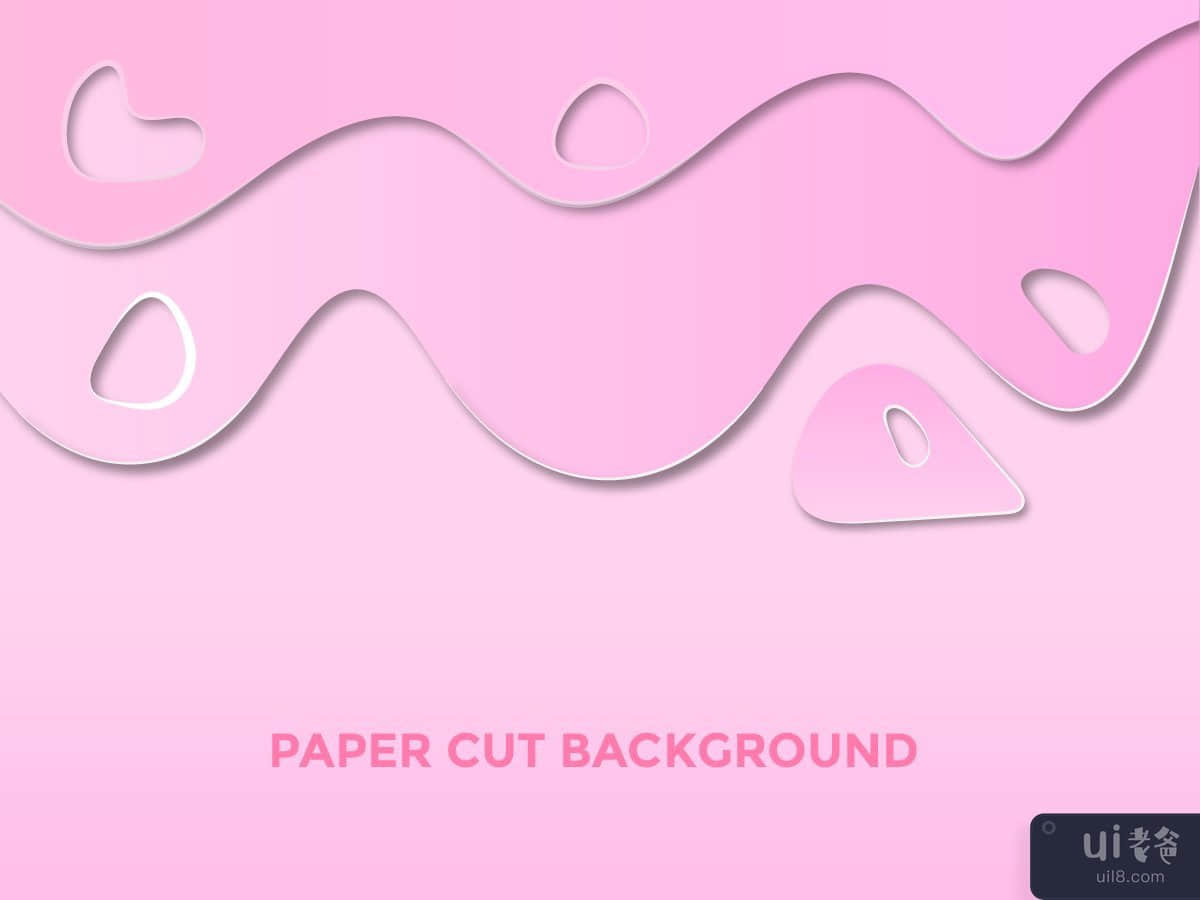 liquids paper cut design 