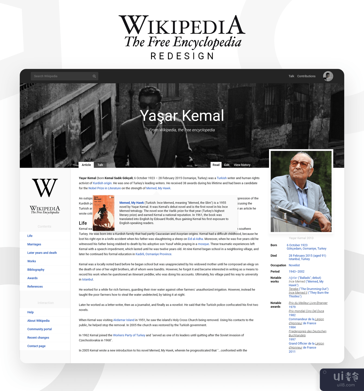 维基百科重新设计(Wikipedia Redesign)插图
