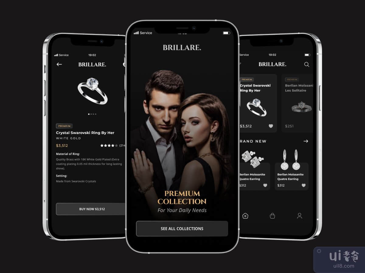 珠宝电子商务移动应用(Jewellery E-Commerce Mobile Apps)插图4