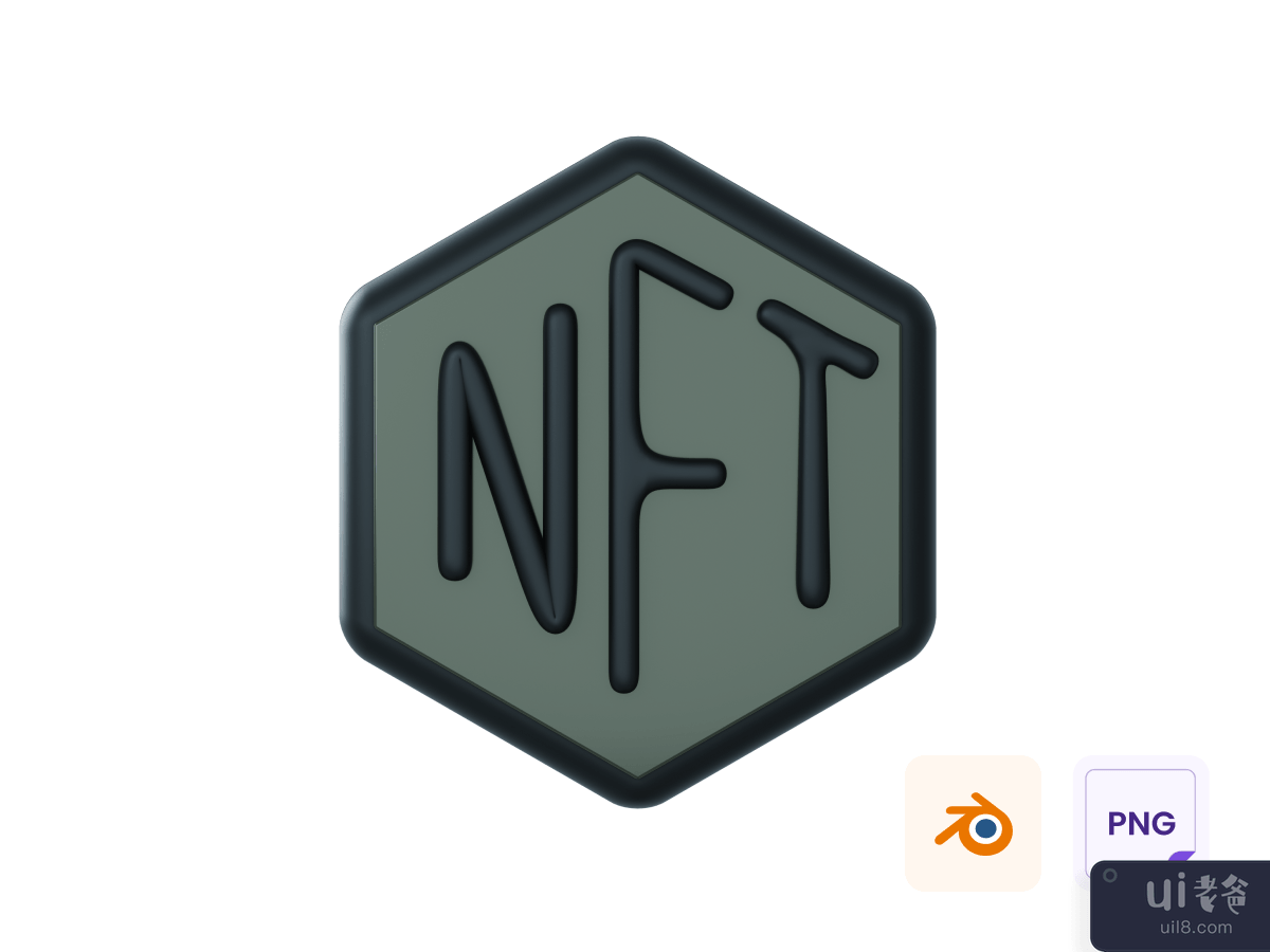 NFT 3D Icon