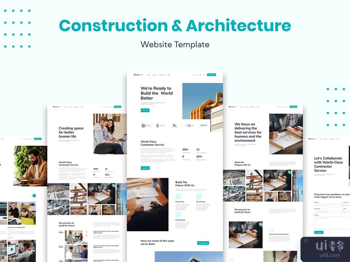 Architecture and Construction Business Website Template